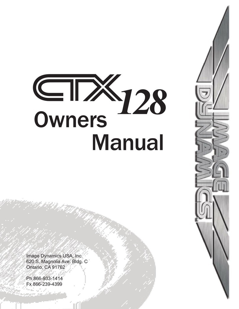 Image Dynamics USA CTX 128 User manual