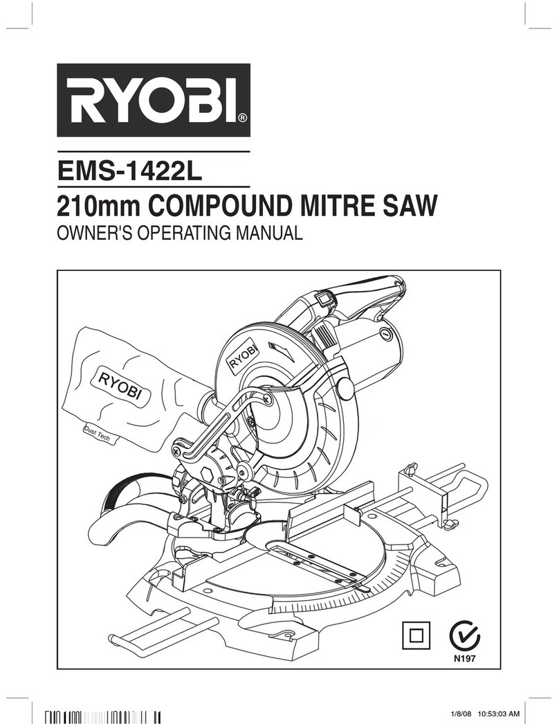 Ryobi EMS-1422L Operation manual