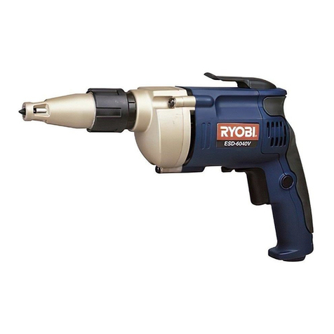 Ryobi ESD-6040V User manual Ryobi ESD-6040V User manual