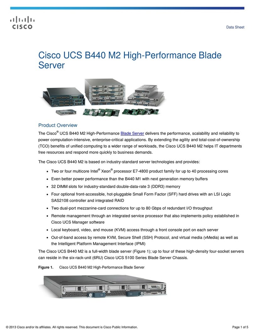Cisco UCS B440 M2 User manual