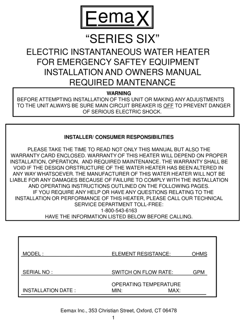 EemaX SIX Series Installation instructions