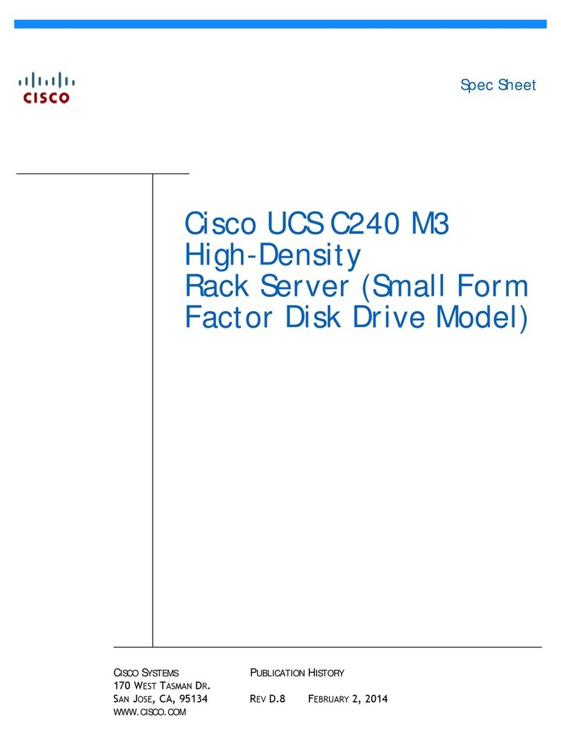 Cisco UCS C240 M3 Specifications