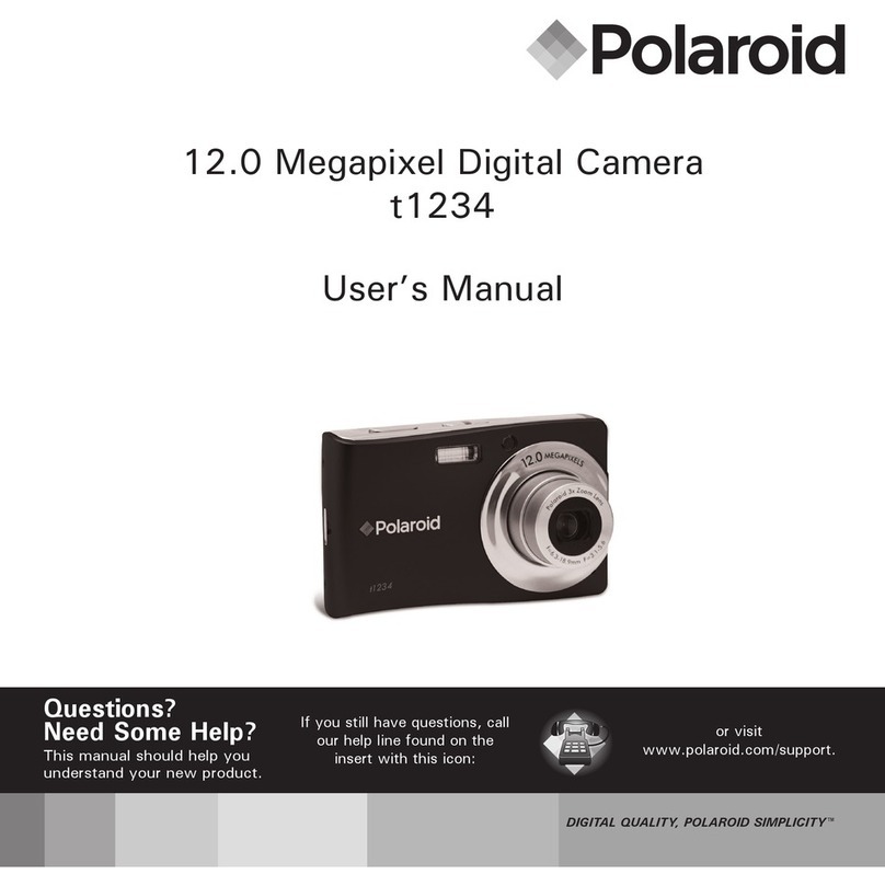 Polaroid T1234 - Digital Camera - Compact User manual