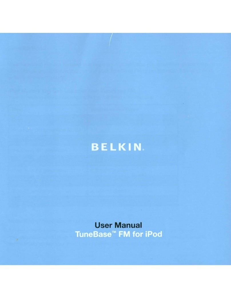 Belkin TuneBase FM User manual