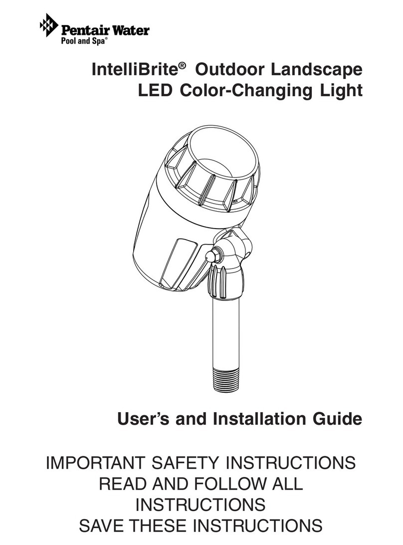 Pentair IntelliBrite User and installation guide