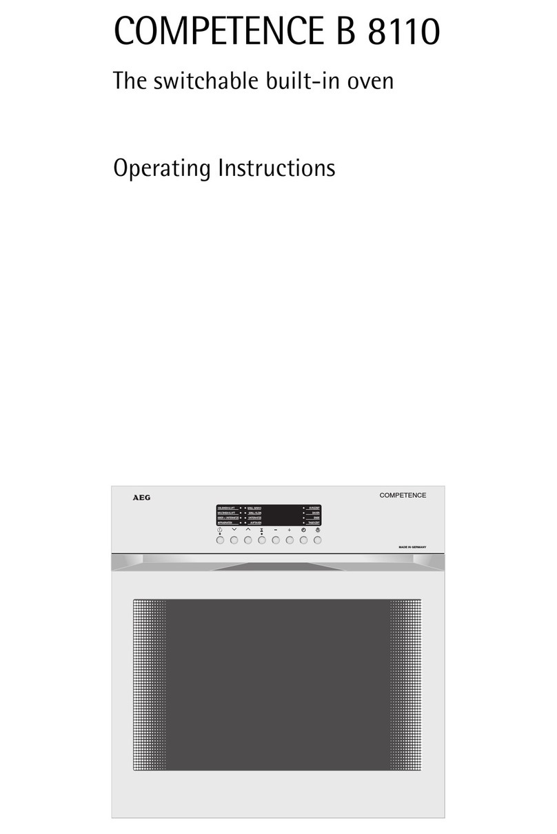 AEG COMPETENCE B 8110 User manual