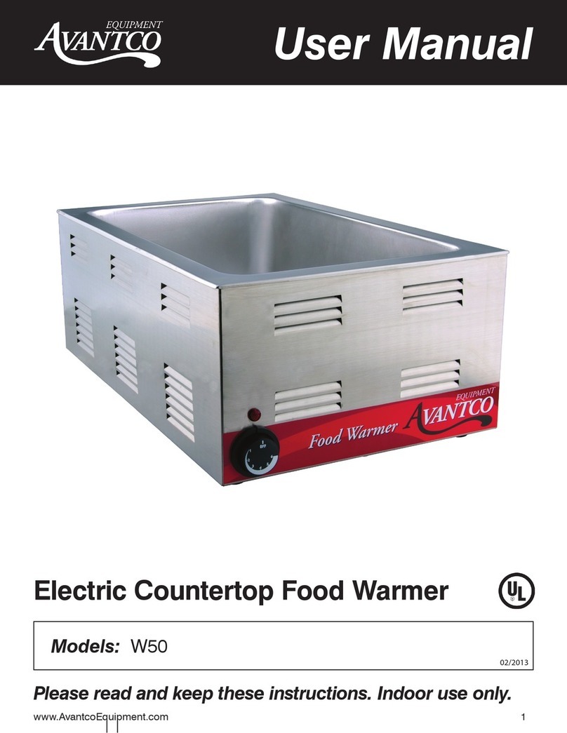 Avantco W50 user manual