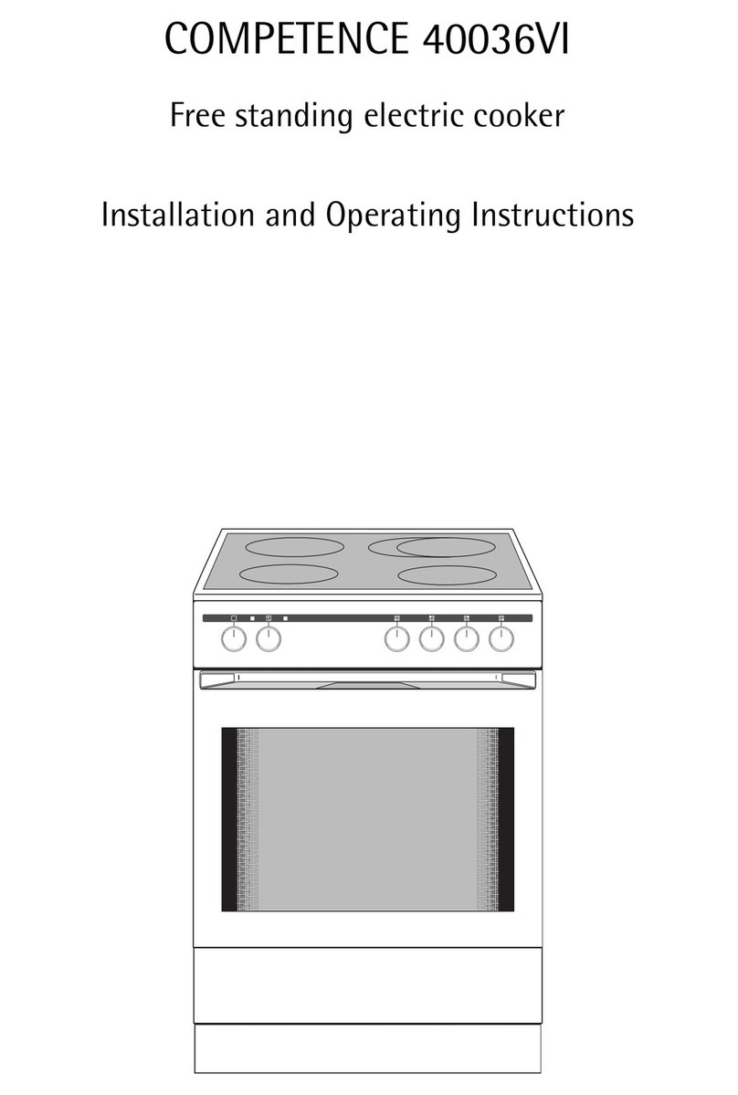 AEG COMPETENCE 40036VI Installation and operating instructions AEG COMPETENCE 40036VI Installation and operating instructions