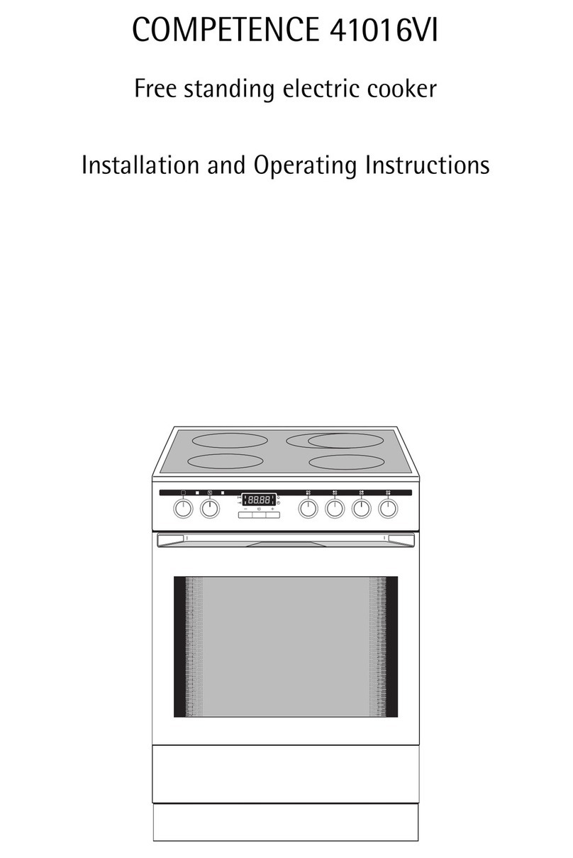 AEG COMPETENCE 41016VI Installation and operating instructions