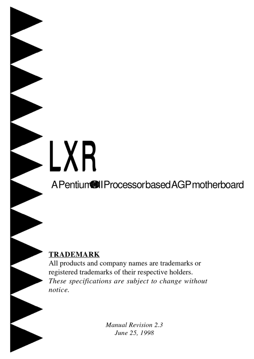 EPOX LXR User manual