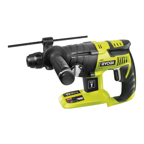 Ryobi CRH1801 Operation manual Ryobi CRH1801 Operation manual
