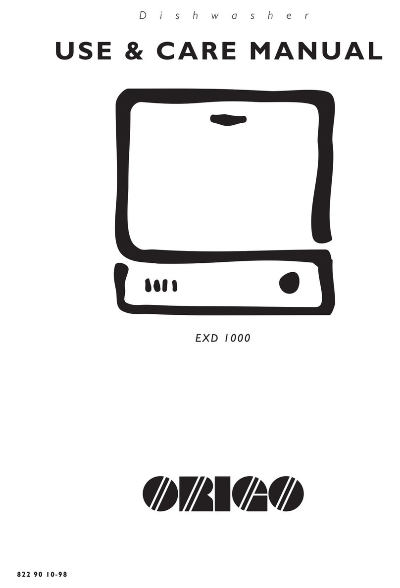 ORIGO EXD 1000 Use & care manual