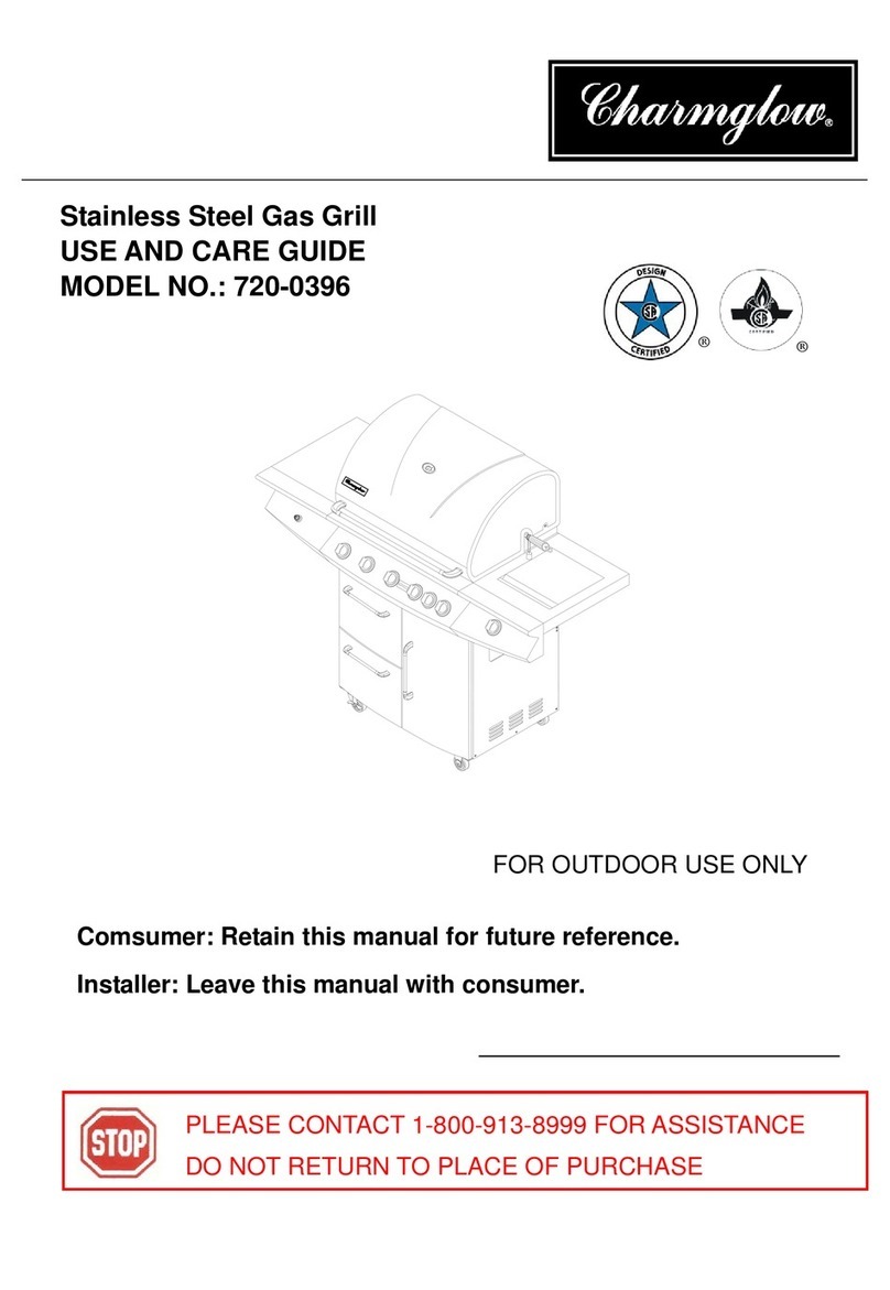 Charmglow 720 User manual