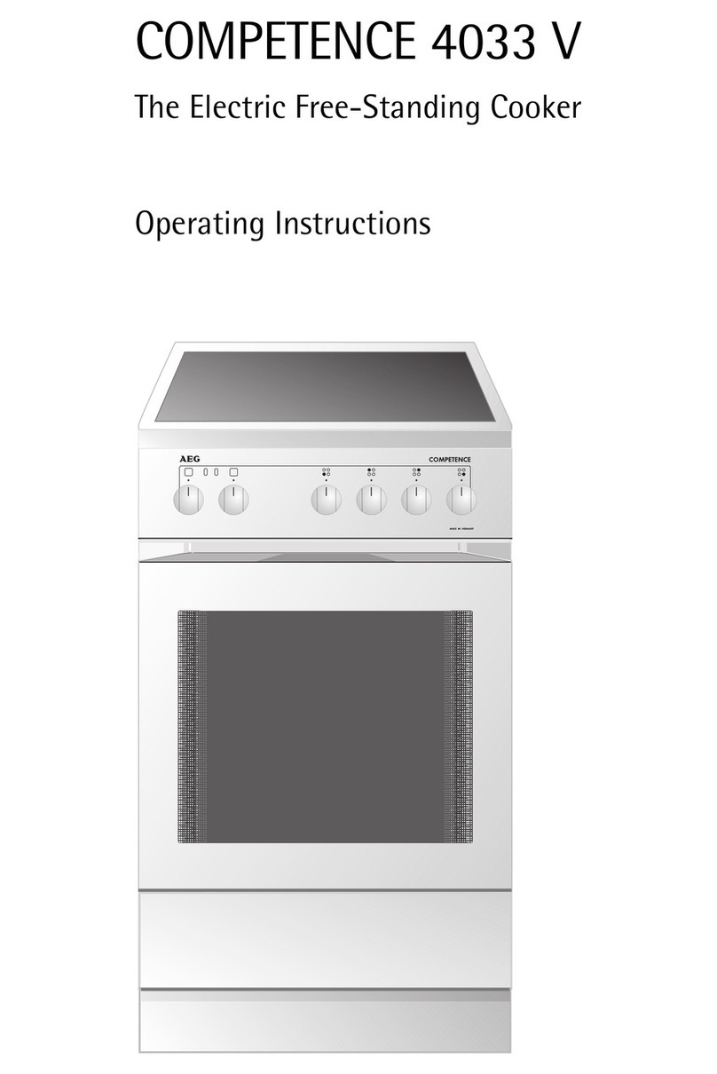 AEG COMPETENCE 4033 V operating instructions