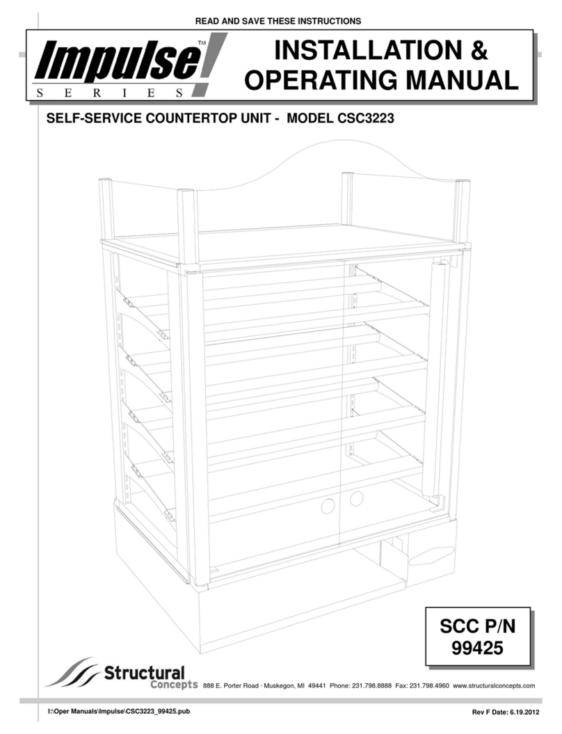 Structural Concepts Impulse CSC3223 Installation instructions