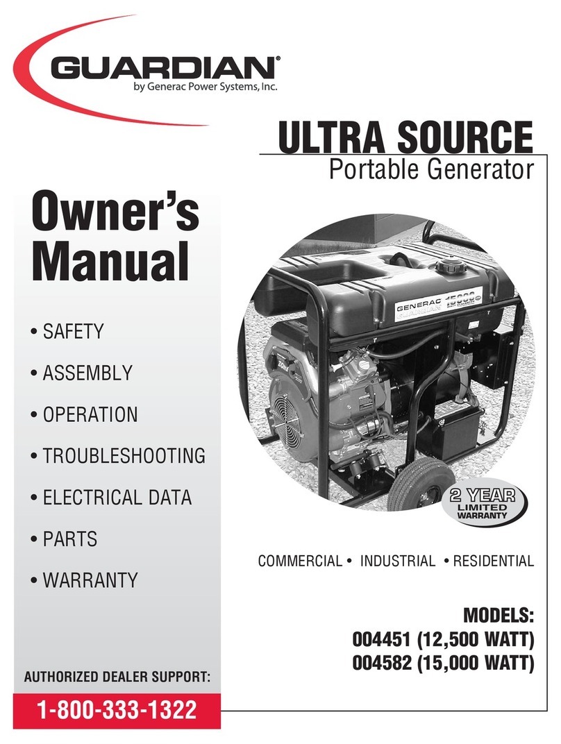Guardian ULTRA SOURCE 004451 owner's manual