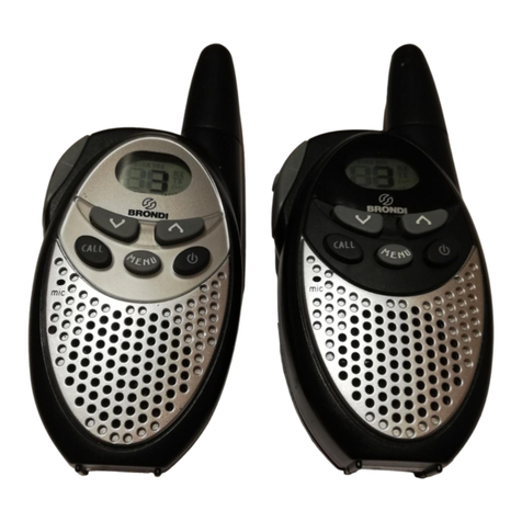 BRONDI FX-3 TWIN PMR 446 instruction manual