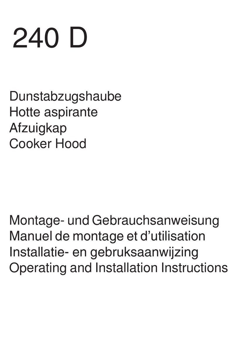 AEG 240 D Operating and installation instructions AEG 240 D Operating and installation instructions