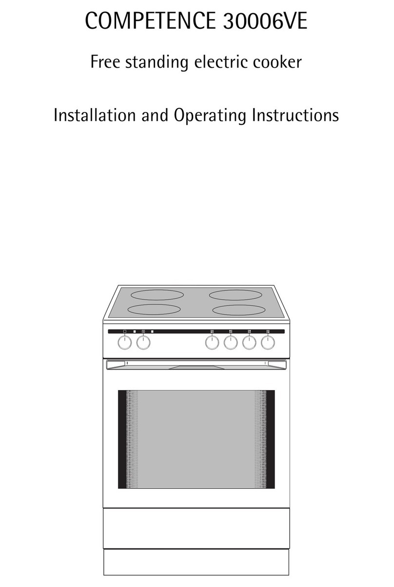 AEG COMPETENCE 30006VE User manual