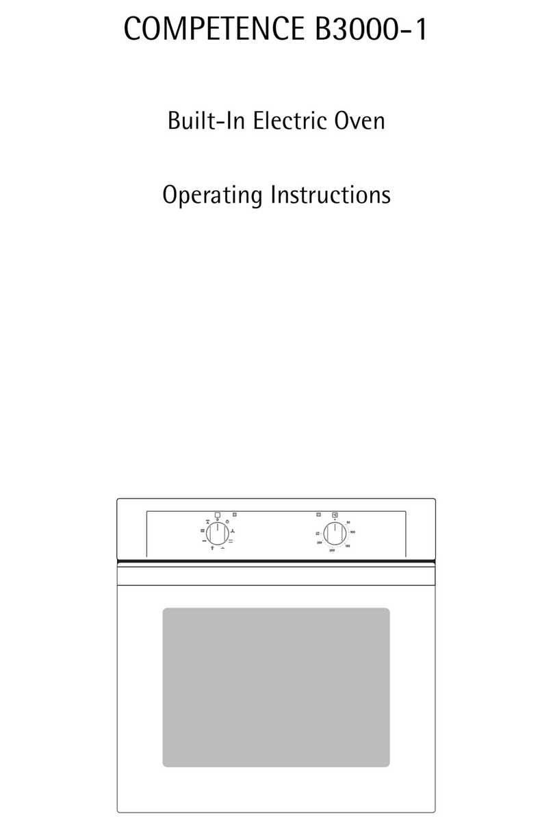 AEG COMPETENCE B3000-1 operating instructions