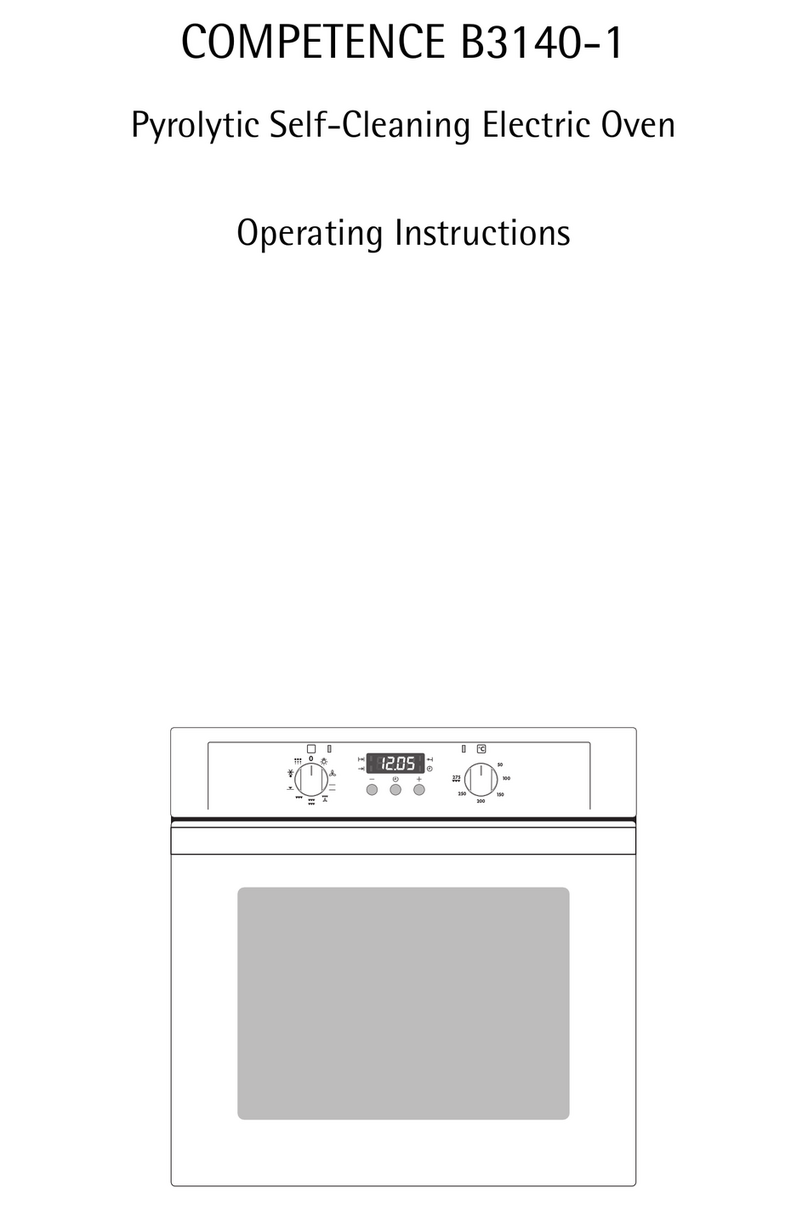 AEG COMPETENCE B3140-1 User manual AEG COMPETENCE B3140-1 User manual