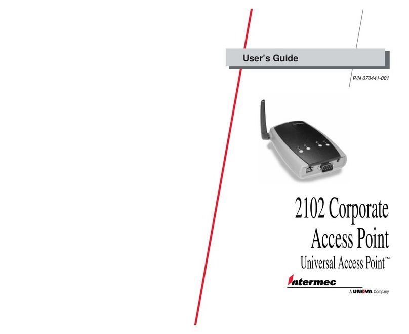 Intermec MobileLAN access 2102 User manual Intermec MobileLAN access 2102 User manual