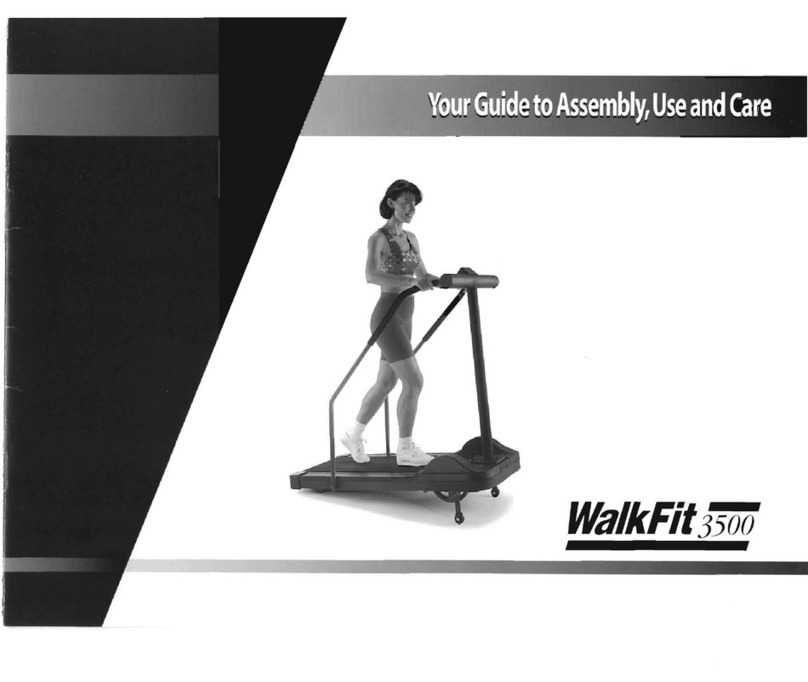 NordicTrack Walkfit 3500 Treadmill manual