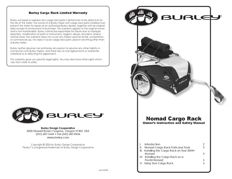 Burley NOMAD RACK Instruction Manual