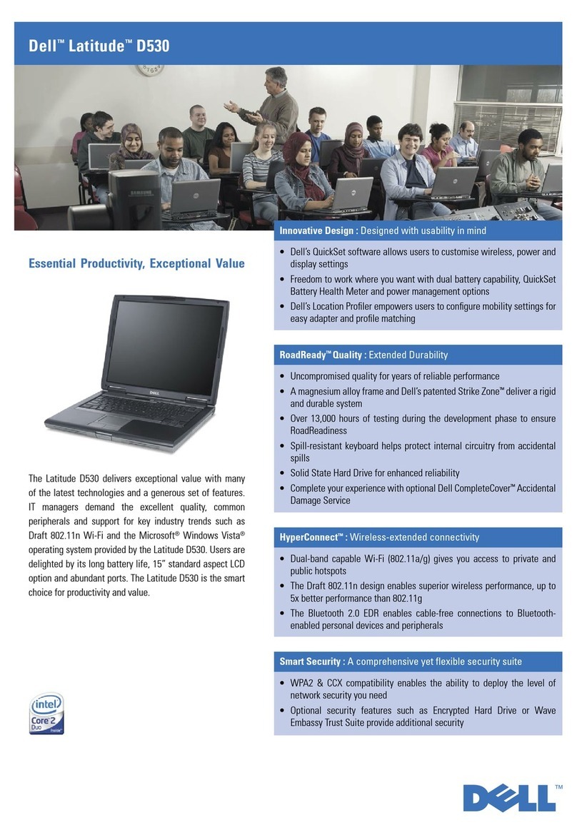 Dell Latitude D530 Brochure & specs