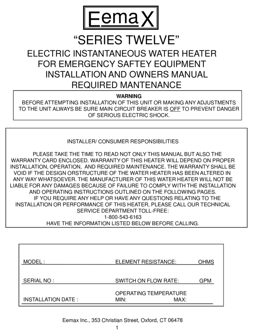 EemaX Series Twelve Installation instructions EemaX Series Twelve Installation instructions