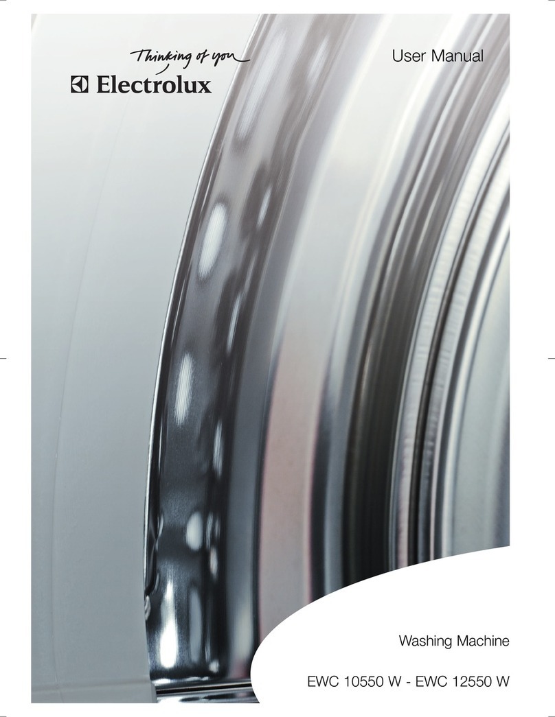 Electrolux EWC 10550 W User manual