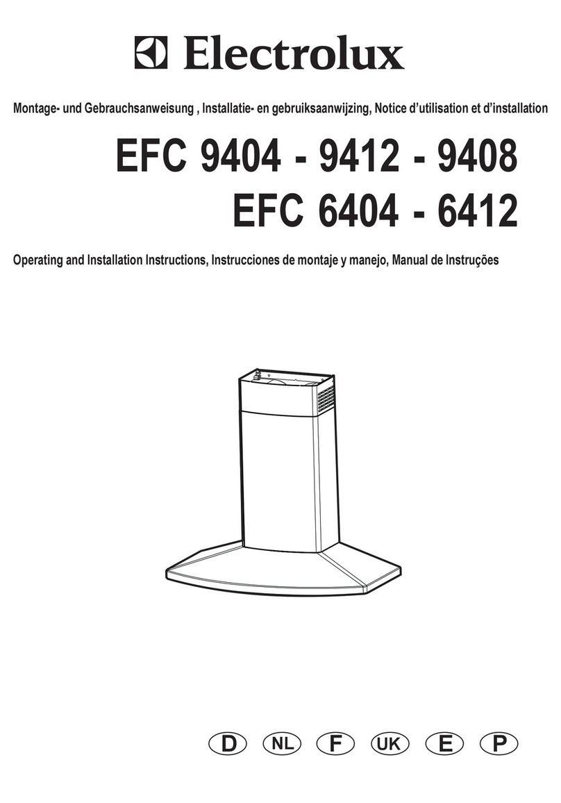 Electrolux EFC 9408 Operating and installation instructions