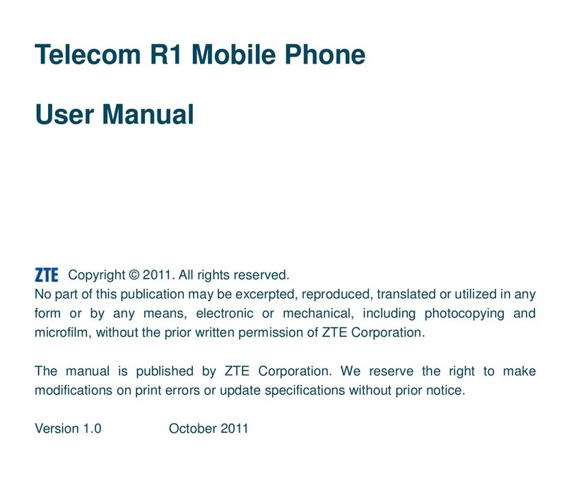 Zte Charm Ring R1 User manual