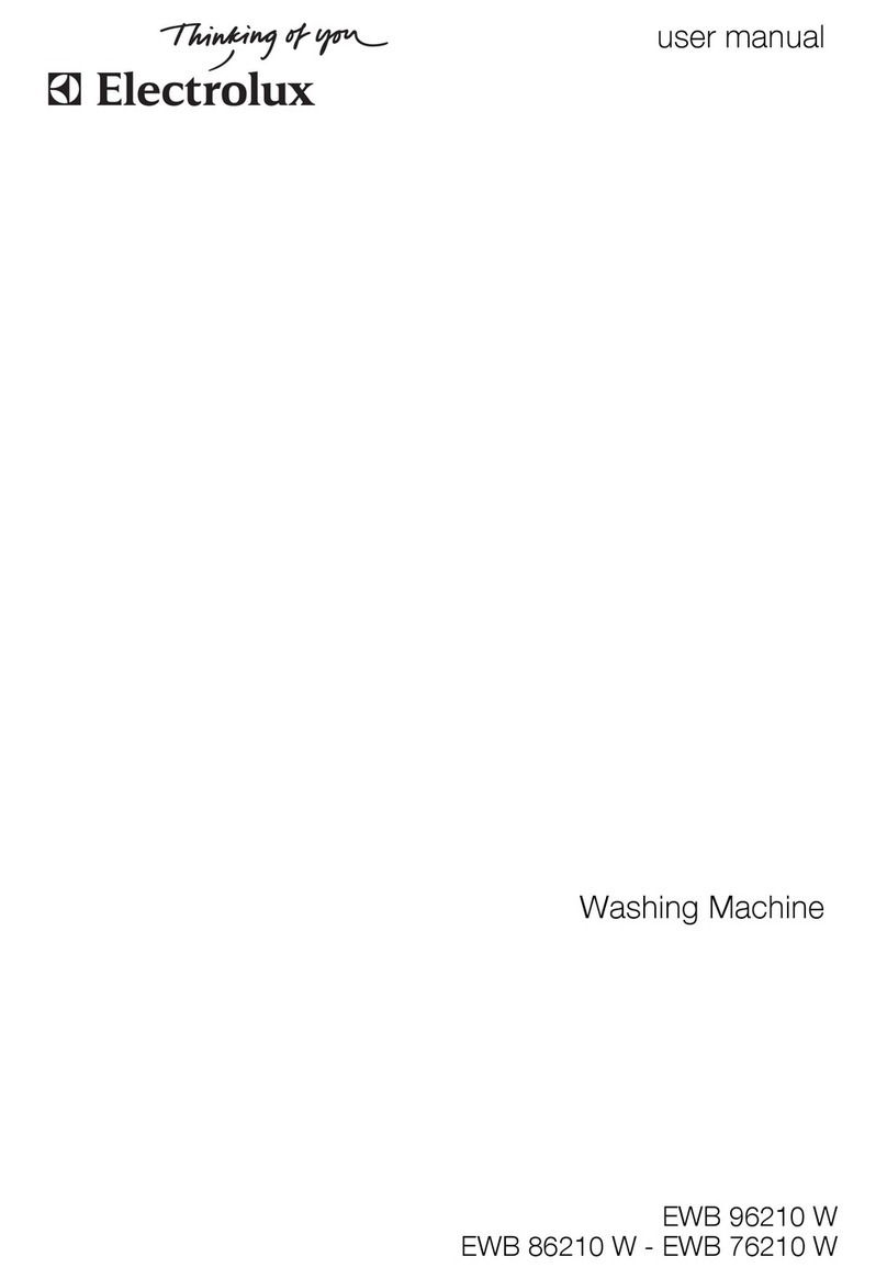 Electrolux EWB 76210 W User manual