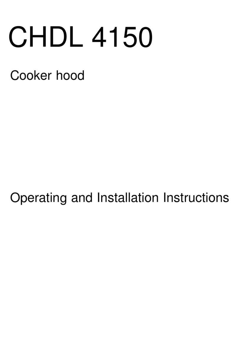 Electrolux CHDL 4150 OPERATING AND INSTALLATION Manual