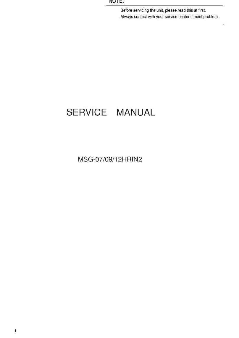 Electrolux MSG-07HRIN2 User manual