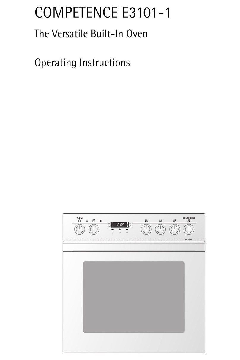 Electrolux COMPETENCE E3101-1 User manual