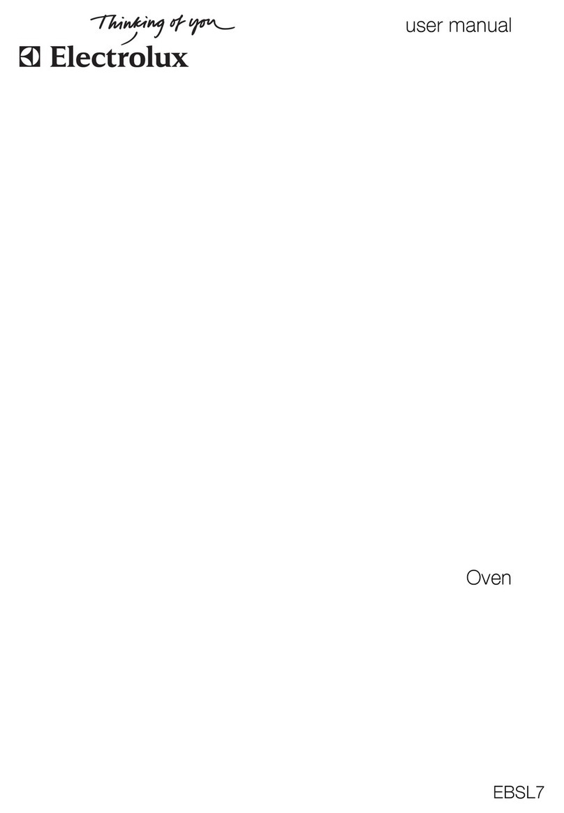 Electrolux Kitchenette oven Profi-Steam EB SL7 User manual