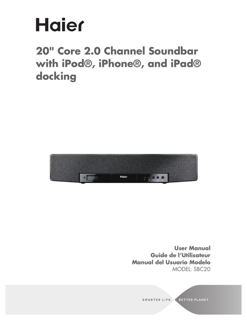 Haier SBC20 user manual