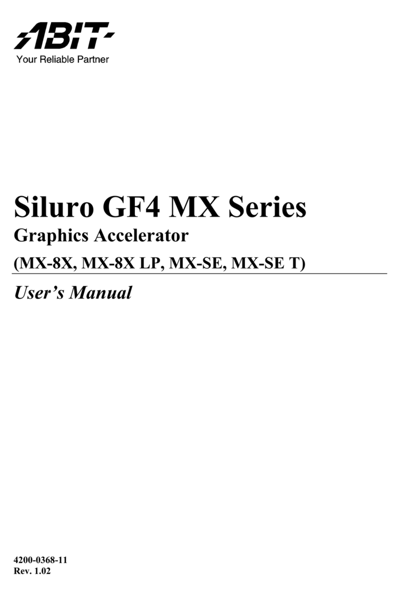 Abit Siluro GF4 MX Series User manual