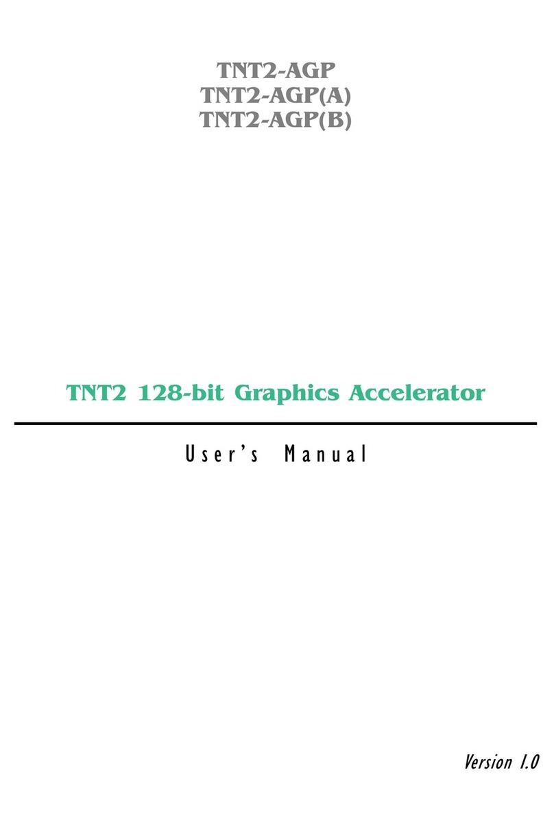 Aztech TNT2-AGP User manual