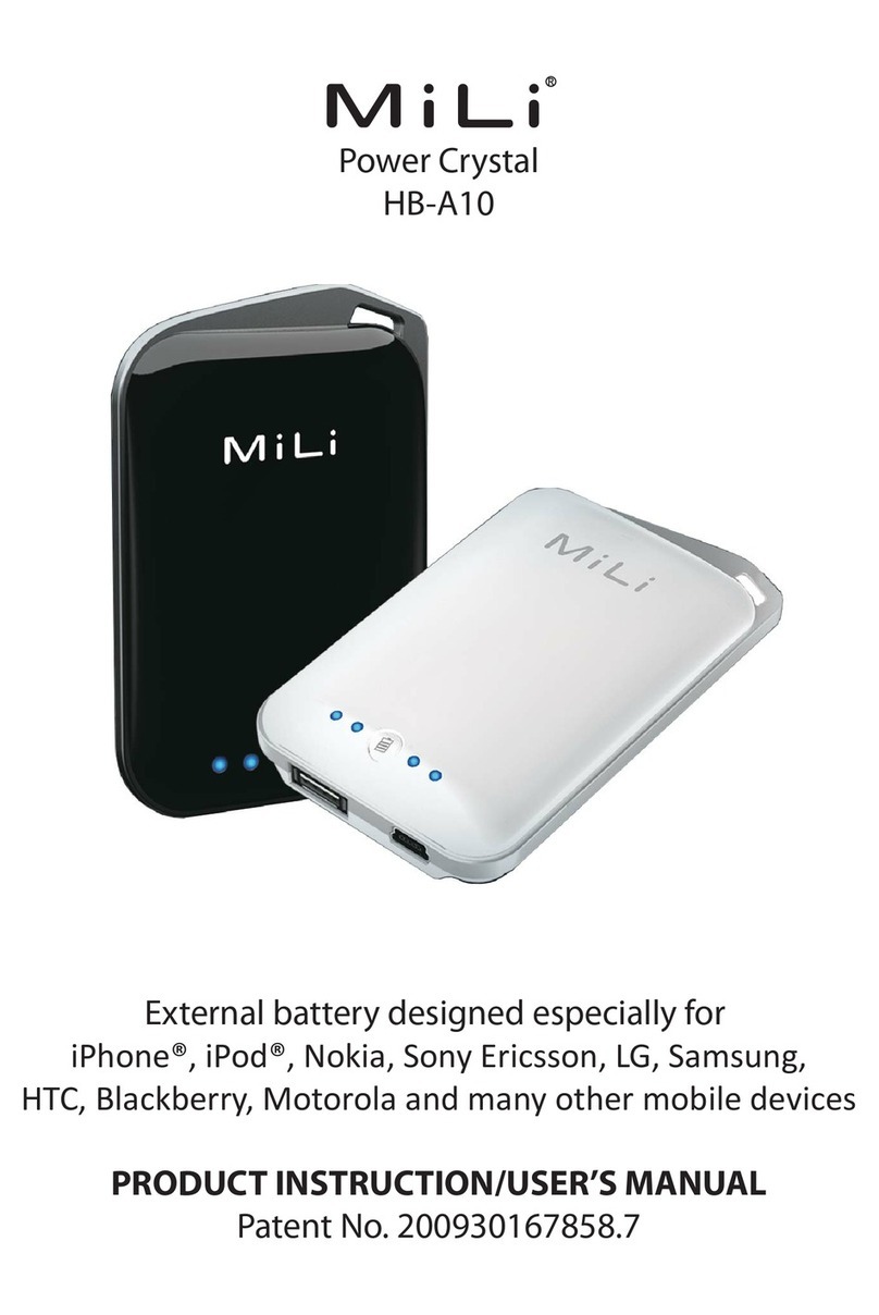 MiLi Power Crystal HB-A10 user manual
