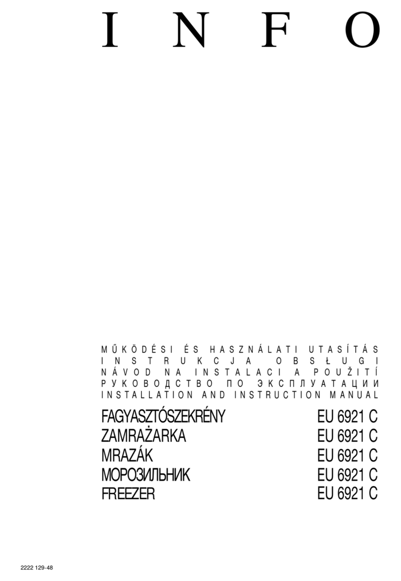Electrolux EU 6921 C Installation and instruction manual