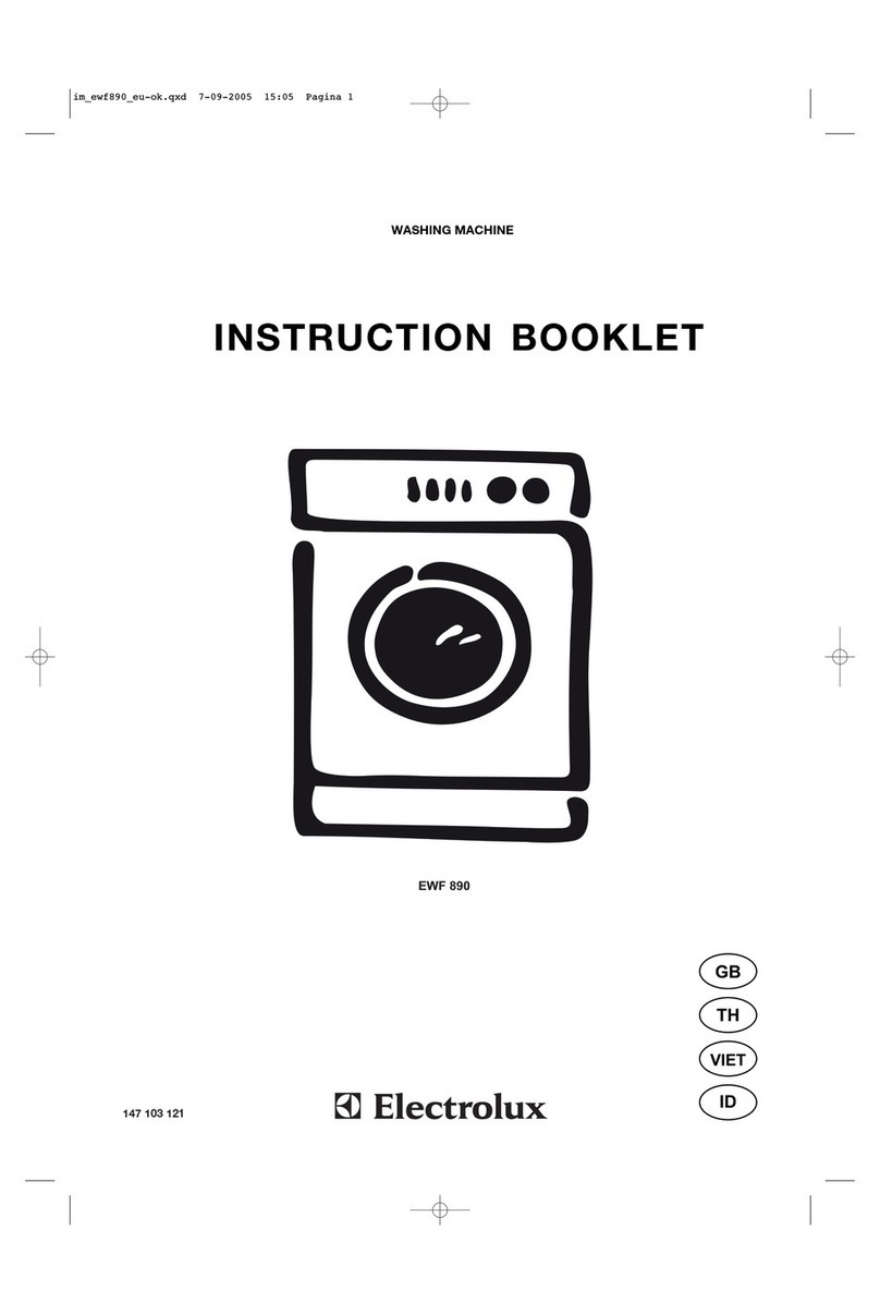 Electrolux EWF 890 User manual