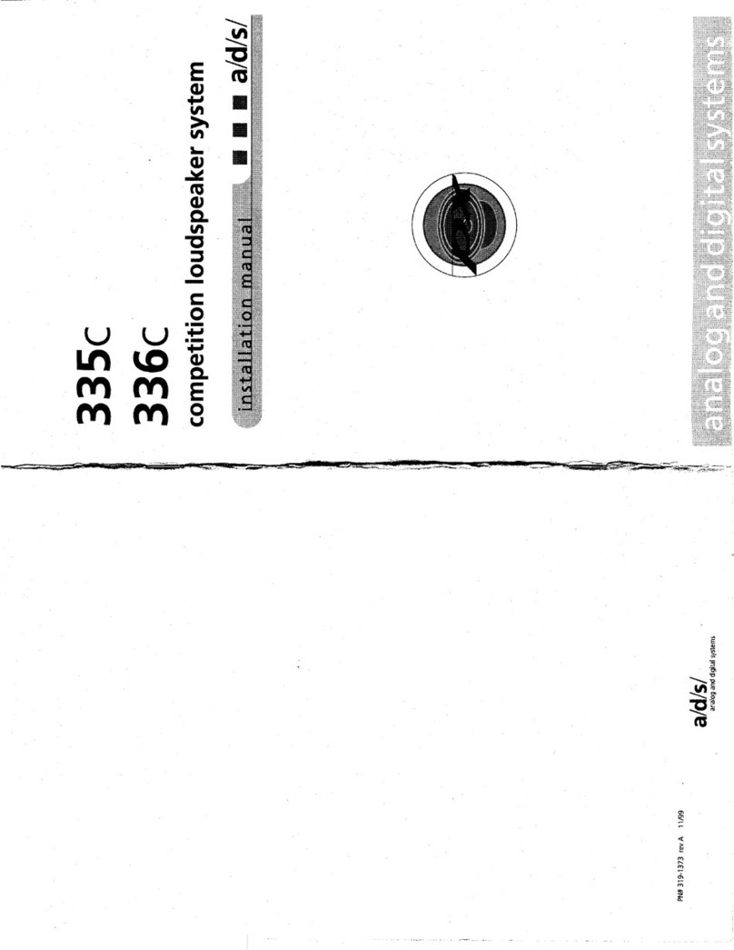 ADS 335c User manual