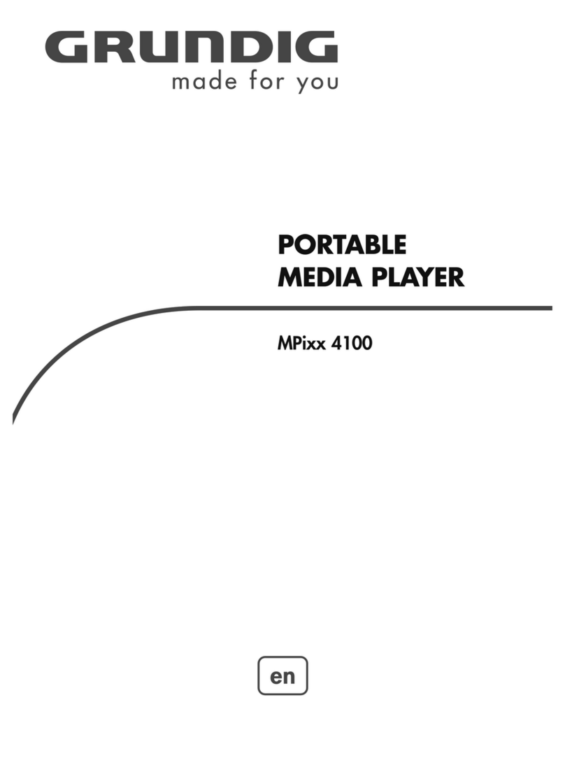 Grundig MPixx 4100 User manual