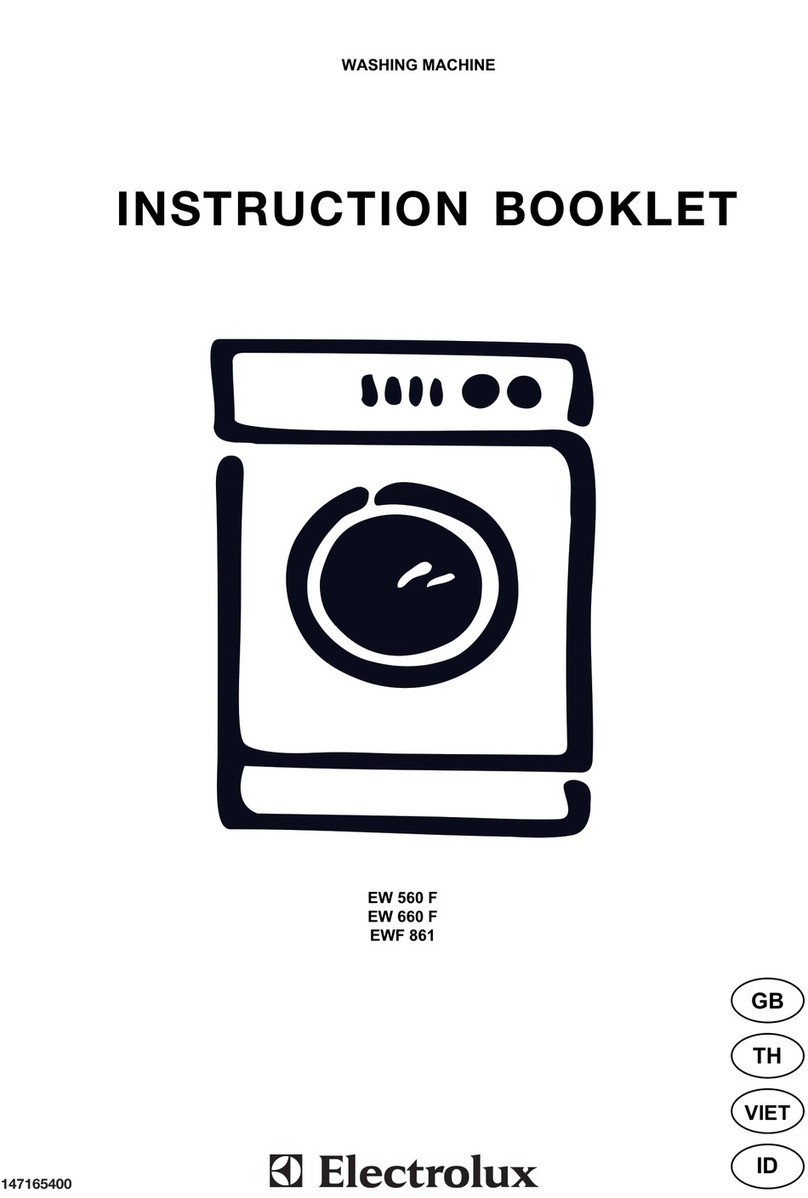 Electrolux EW 560F Instruction booklet