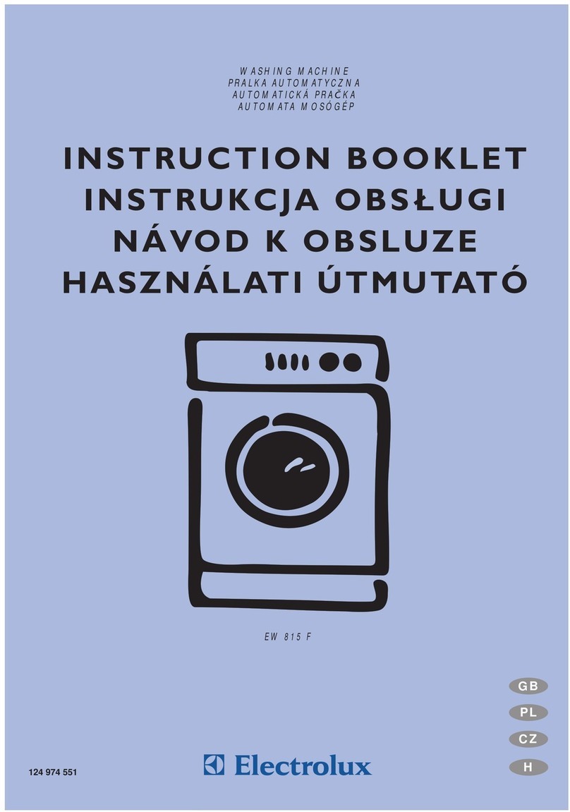 Electrolux EW 815 F User manual