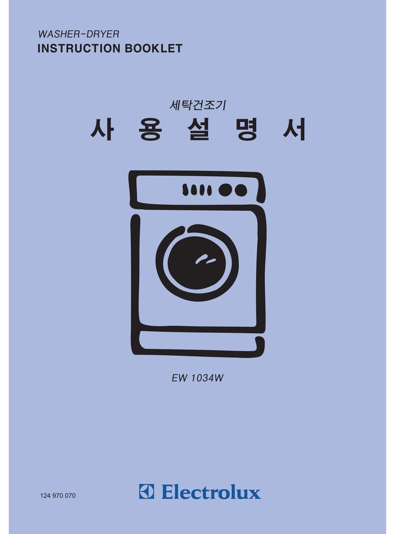 Electrolux EW 1034W User manual Electrolux EW 1034W User manual