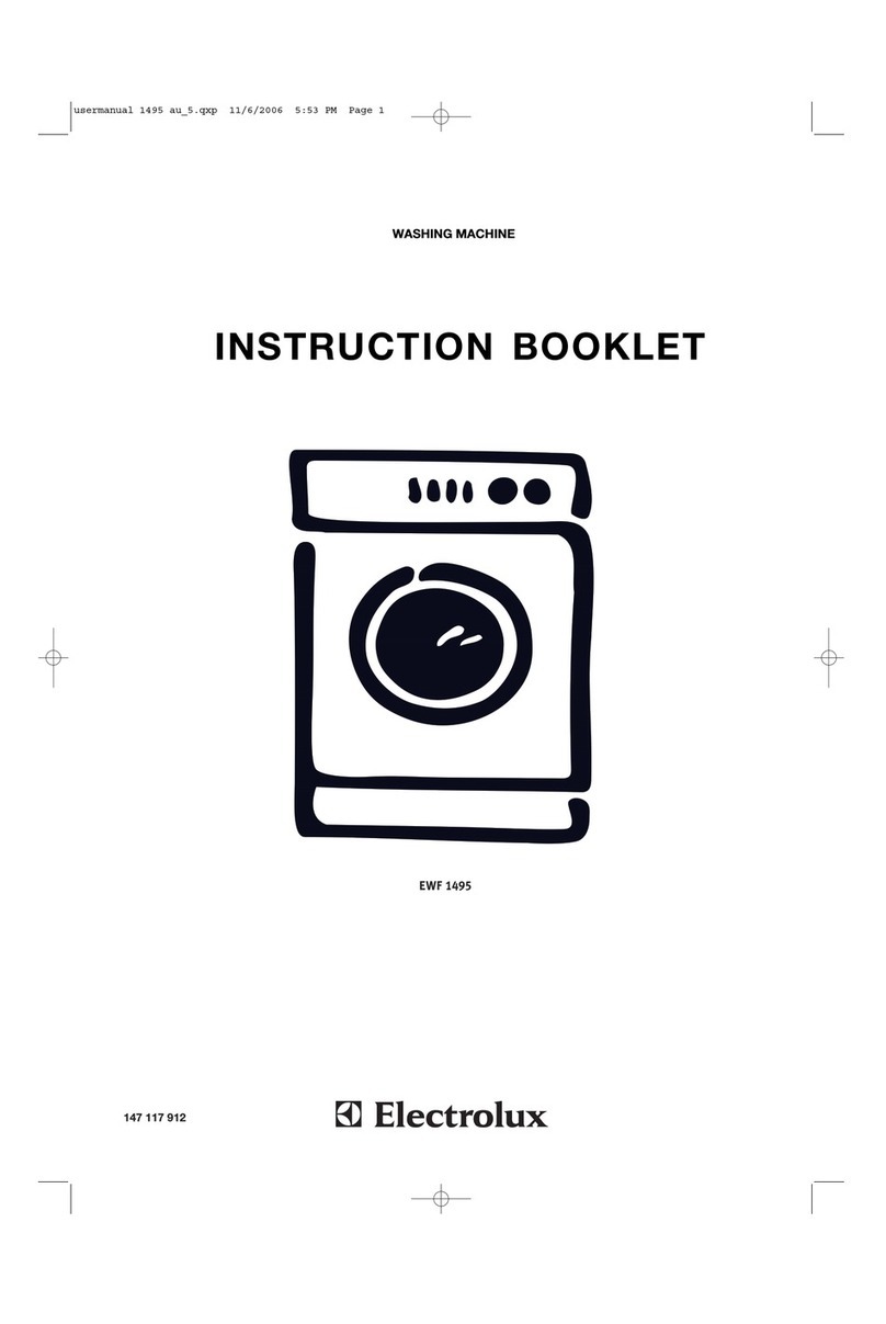 Electrolux EWF1495 User manual